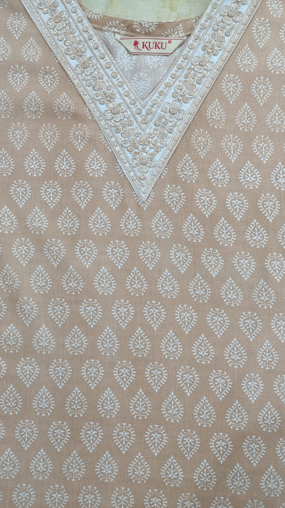 NYRA Women's Printed Kurta Set with Dupatta