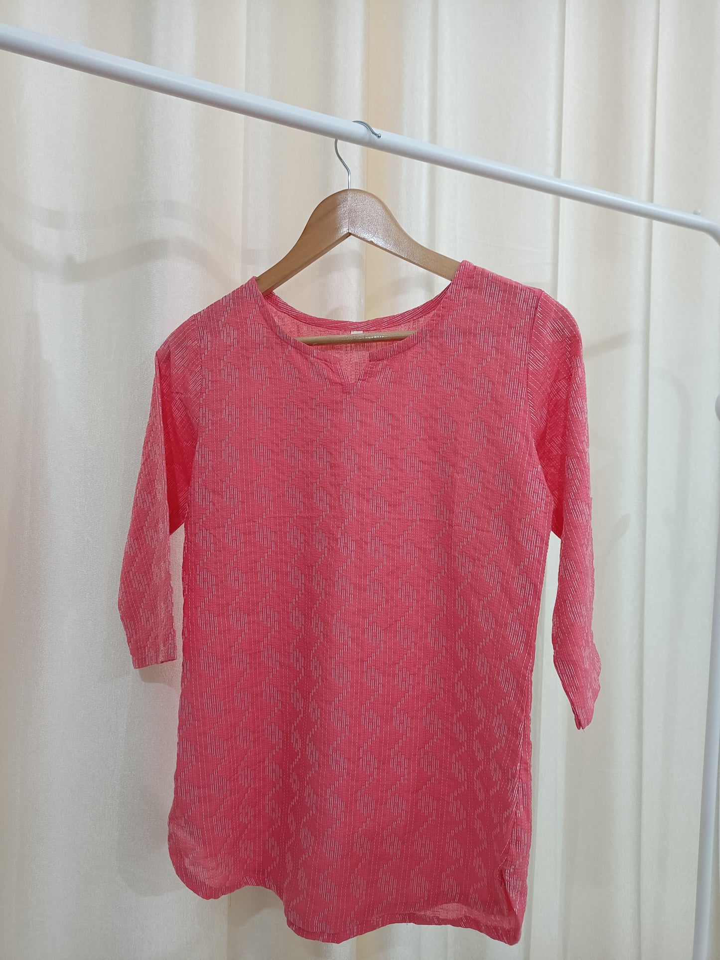 Pink Short kurti