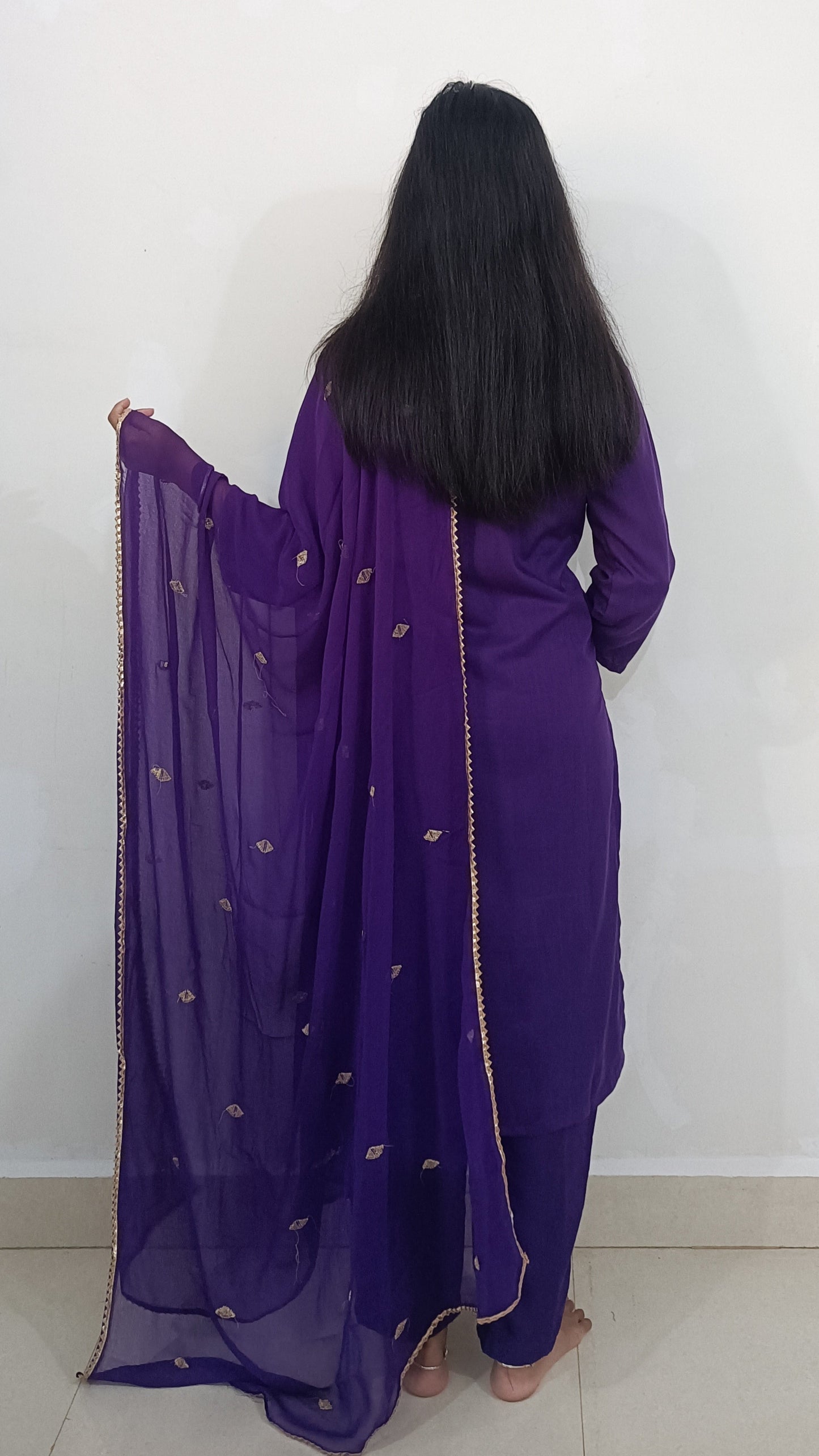 Purpule Women Kurta Set